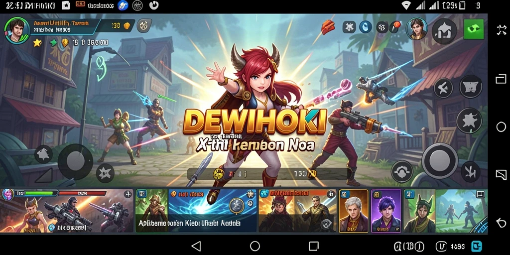 Tampilan antarmuka DEWIHOKI yang sederhana dan fungsional.