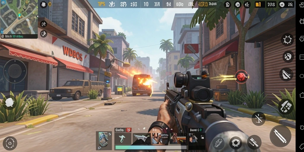 Tampilan gameplay WDBOS yang seru dan mendebarkan.
